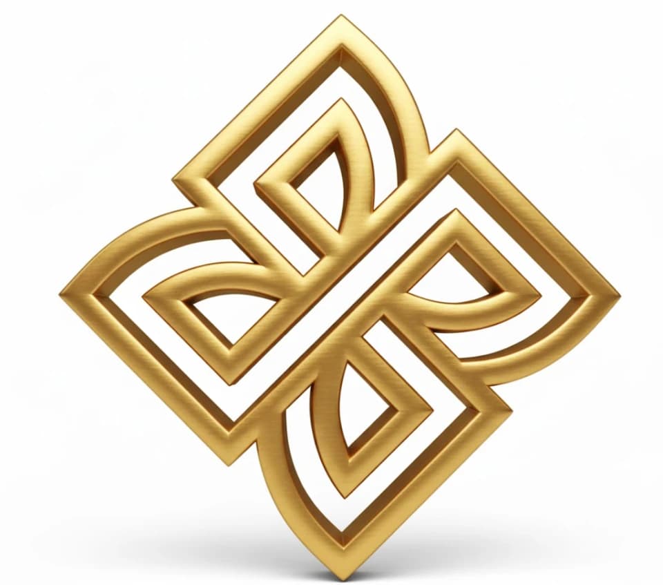 Símbolo da Classe Capital em dourado